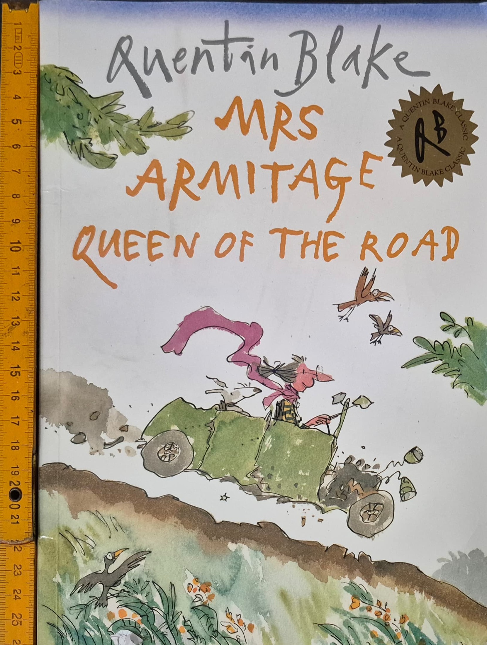หนังสือนิทานปกอ่อน ** 🍅🍓MRA ARMITAGE ON THE ROAD BY QUENTIN BLAKE