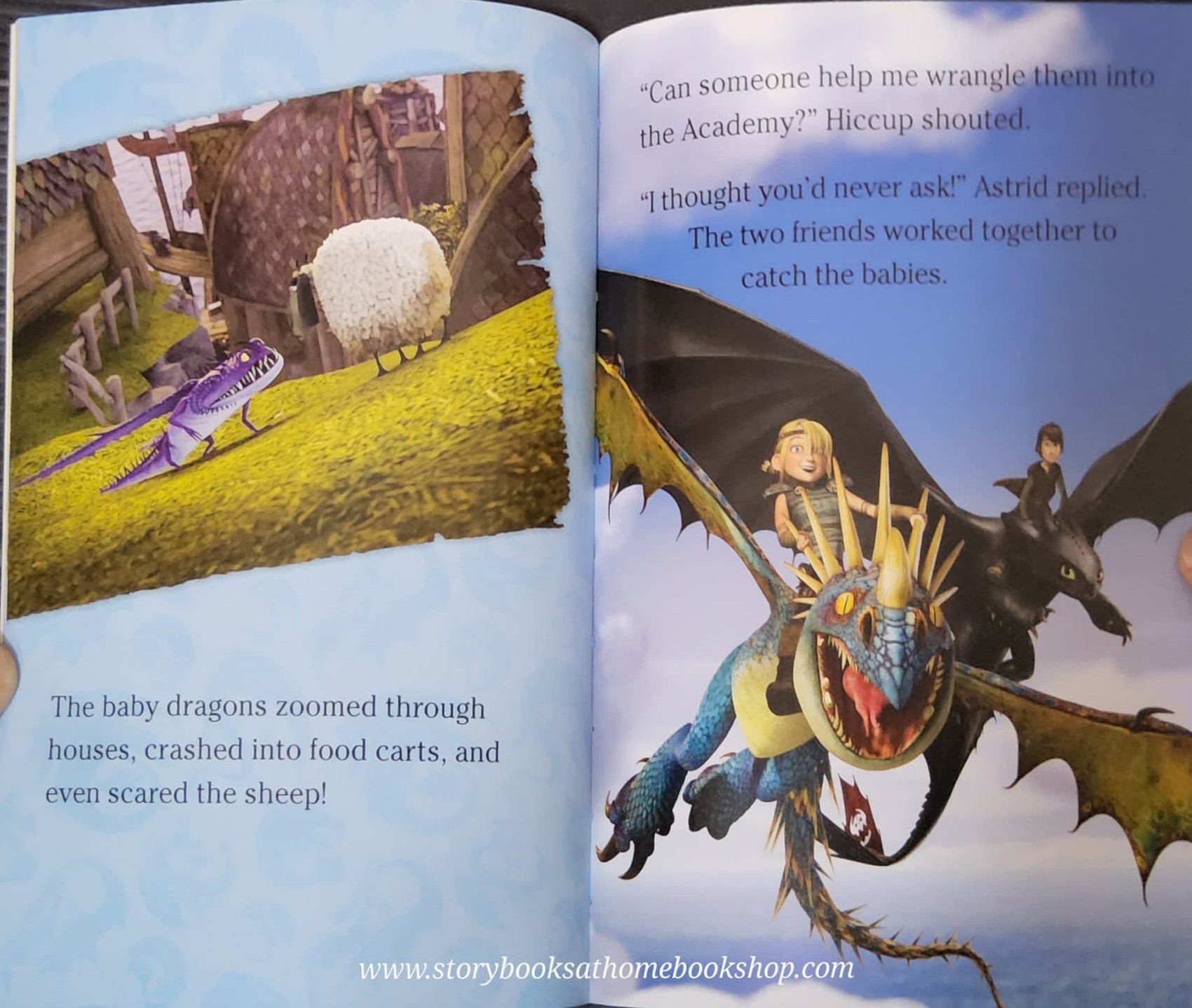 หนังสือนิทานปกอ่อน** 🍅🍓DREAMWORKS DRAGONS: HOW TO RAISE THREE DRAGONS