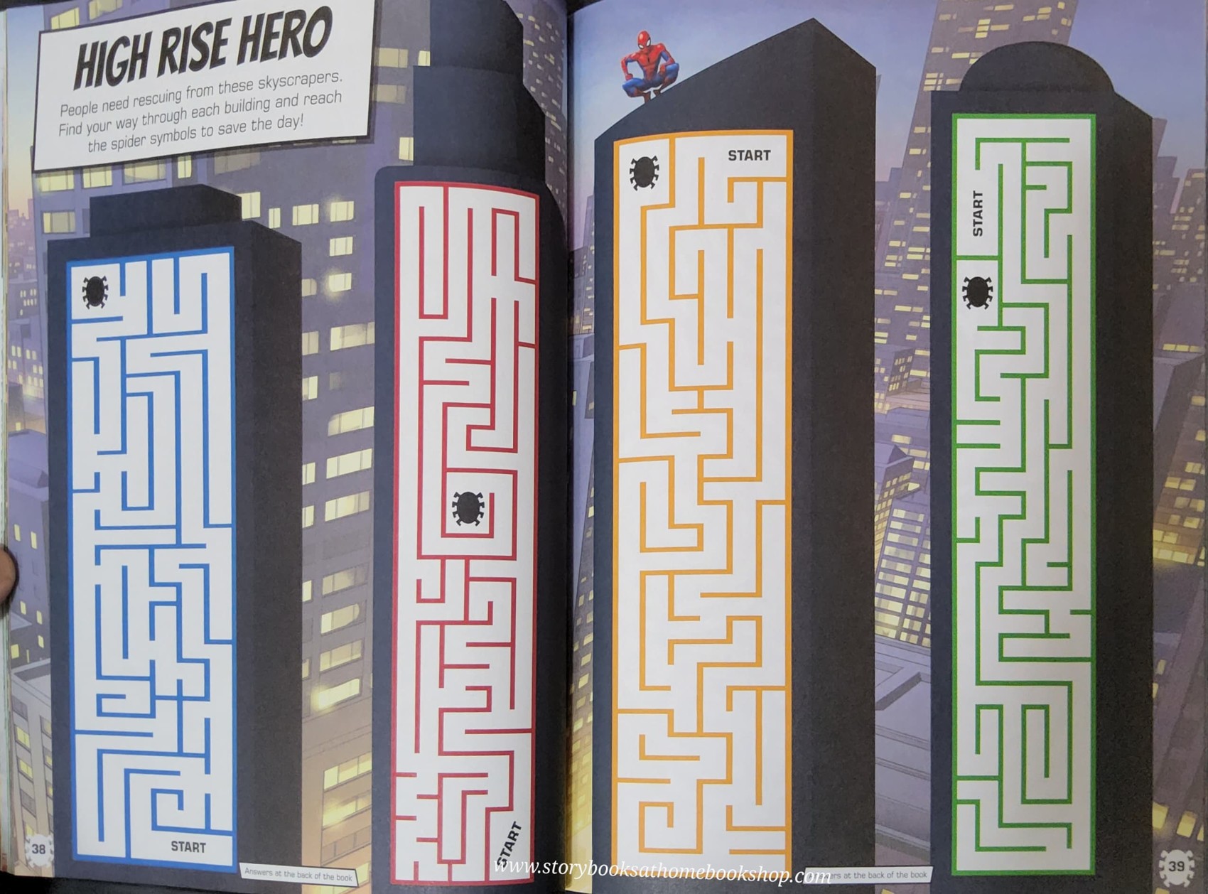 PUZZLE BOOK** ð
ð
MARVEL SPIDER-MAN 101 TOTALLY TWISTY MAZES