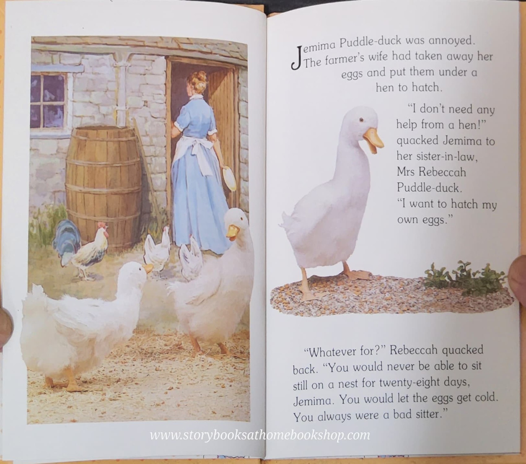 หนังสือนิทานปกแข็ง** ♥️THE TALE OF JEMIMA PUDDLE-DUCK BY BEATRIX POTTER