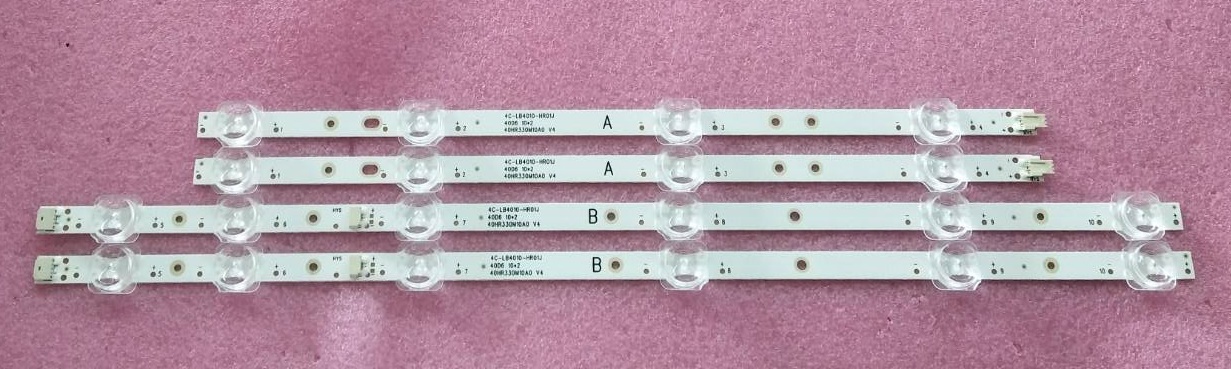 หลอดแบล็คไลท์ทีวี ทีซีแอล TCL หลอดใหม่โรงงาน รุ่น LED40D2940 LED40S6500 6V #เป็นแบบต่อ 1แถว2ชิ้น#
