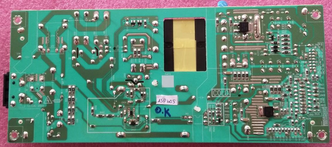 ซัพพลายทีวี ทีซีแอล TCL ของแท้มือสองถอดจากเครื่อง รุ่น43C645 พาสบอร์ด 40-L12EW4-PWB1ZG