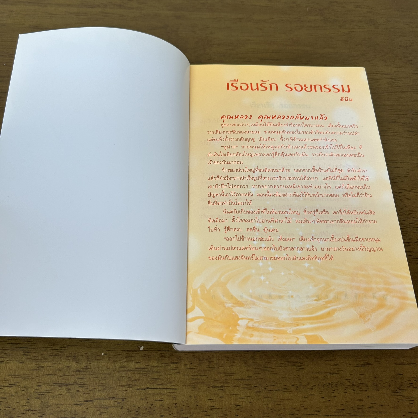 เรือนรัก รอยกรรม ... ลินิน (มือสอง) นิยาย โรแมนติก อรุณ