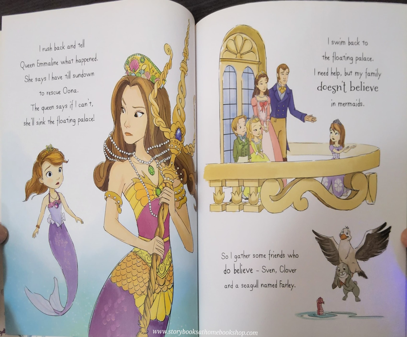 หนังสือนิทานปกอ่อน ** 🍅🍓DISNEY SOFIA THE FIRST: THE FLOATING PALACE