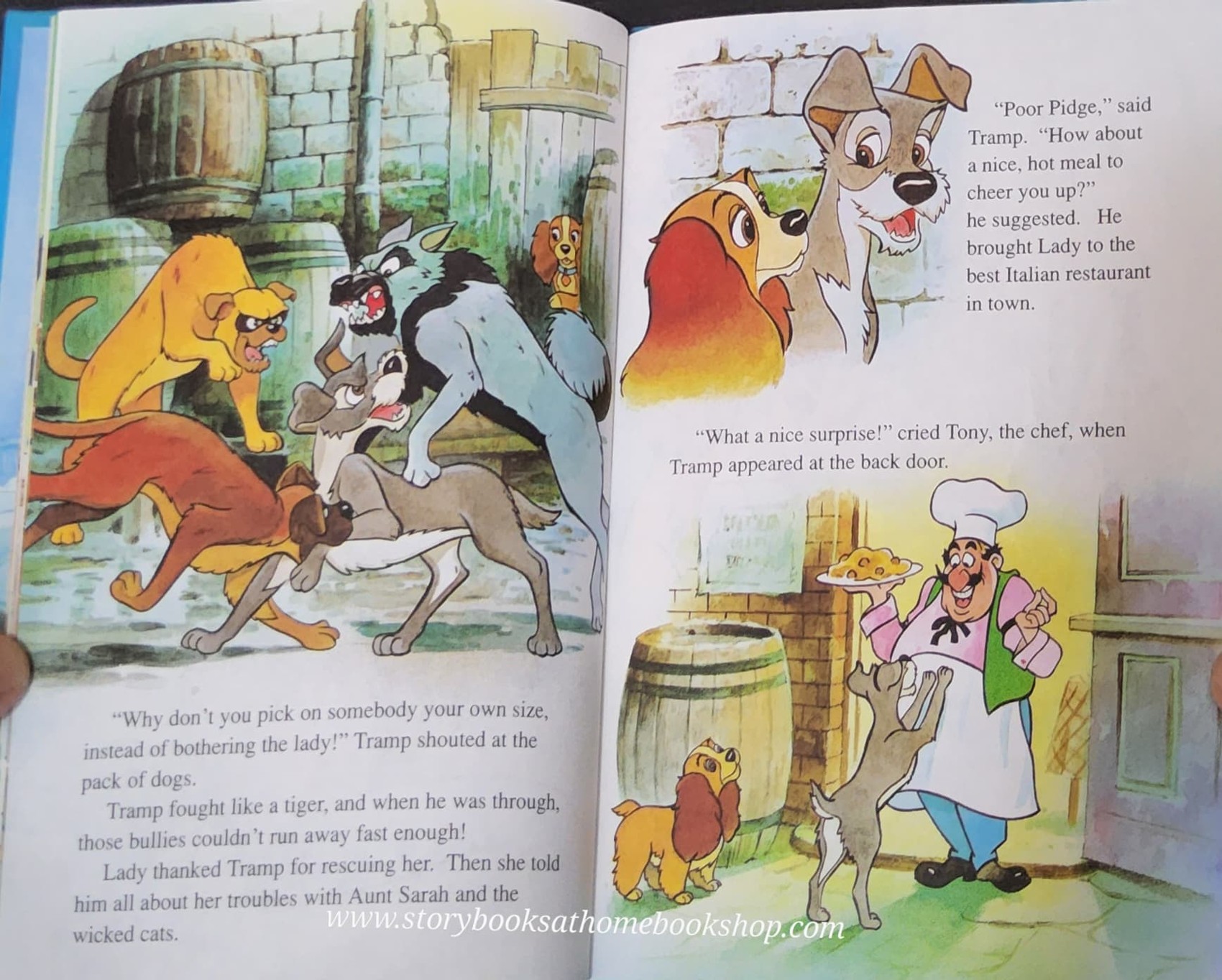 หนังสือนิทานปกแข็ง** 🍅🍅DISNEY LADY AND THE TRAMP