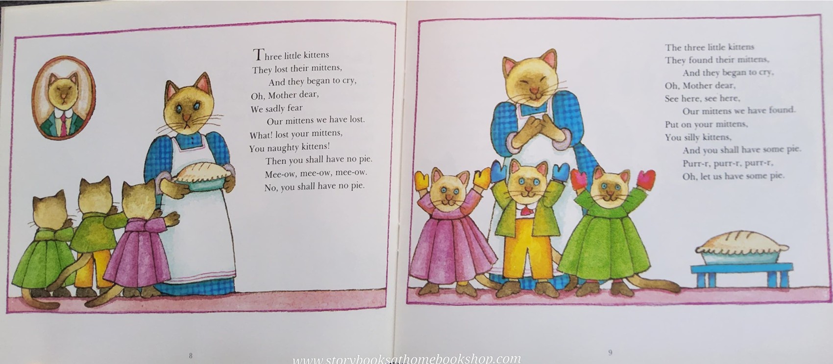 หนังสือนิทานปกอ่อน** 🍅🍓THE THREE LITTLE KITTENS AND OTHER POEMS AND SONGS FROM MOTHER GOOSE