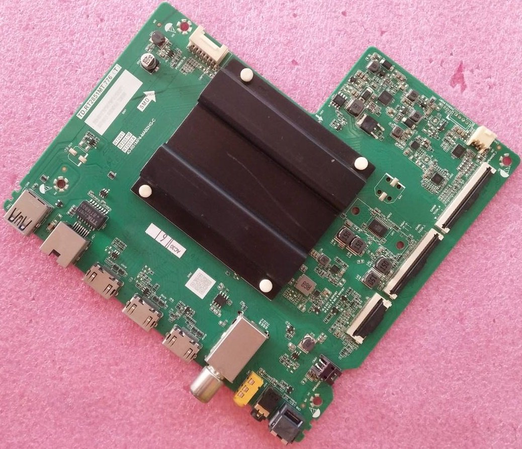 เมนบอร์ดทีวี ทีซีแอล TCL อะไหล่แท้มือสองถอดจากเครื่อง รุ่น43P735 พาร์ทTD.RT2851MT.776