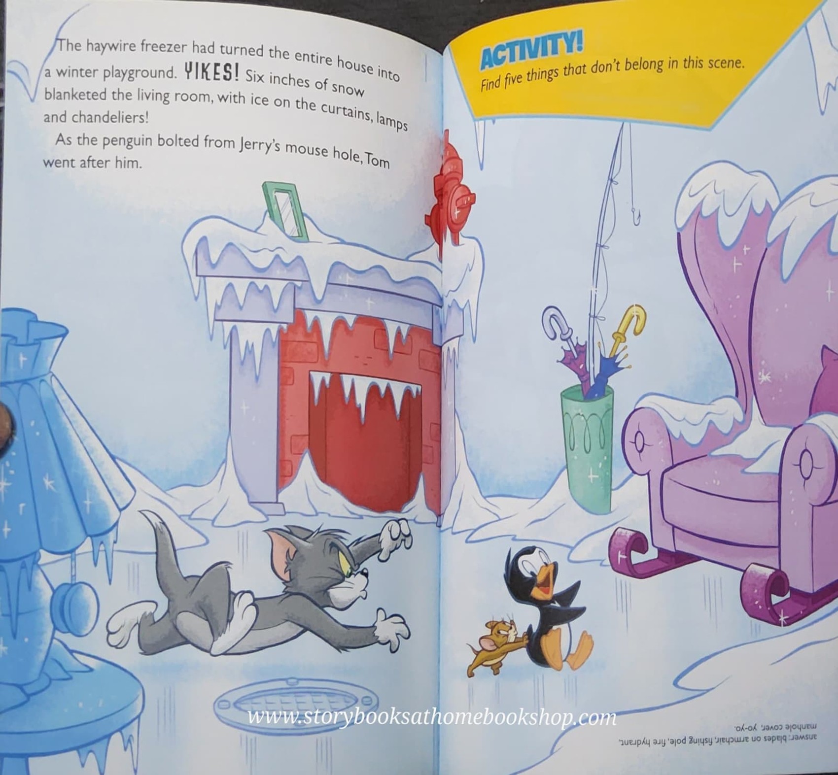 หนังสือนิทานปกอ่อน** ♥️❤️TOM&JERRY:ADVENTURES IN PENGUIN SITTING