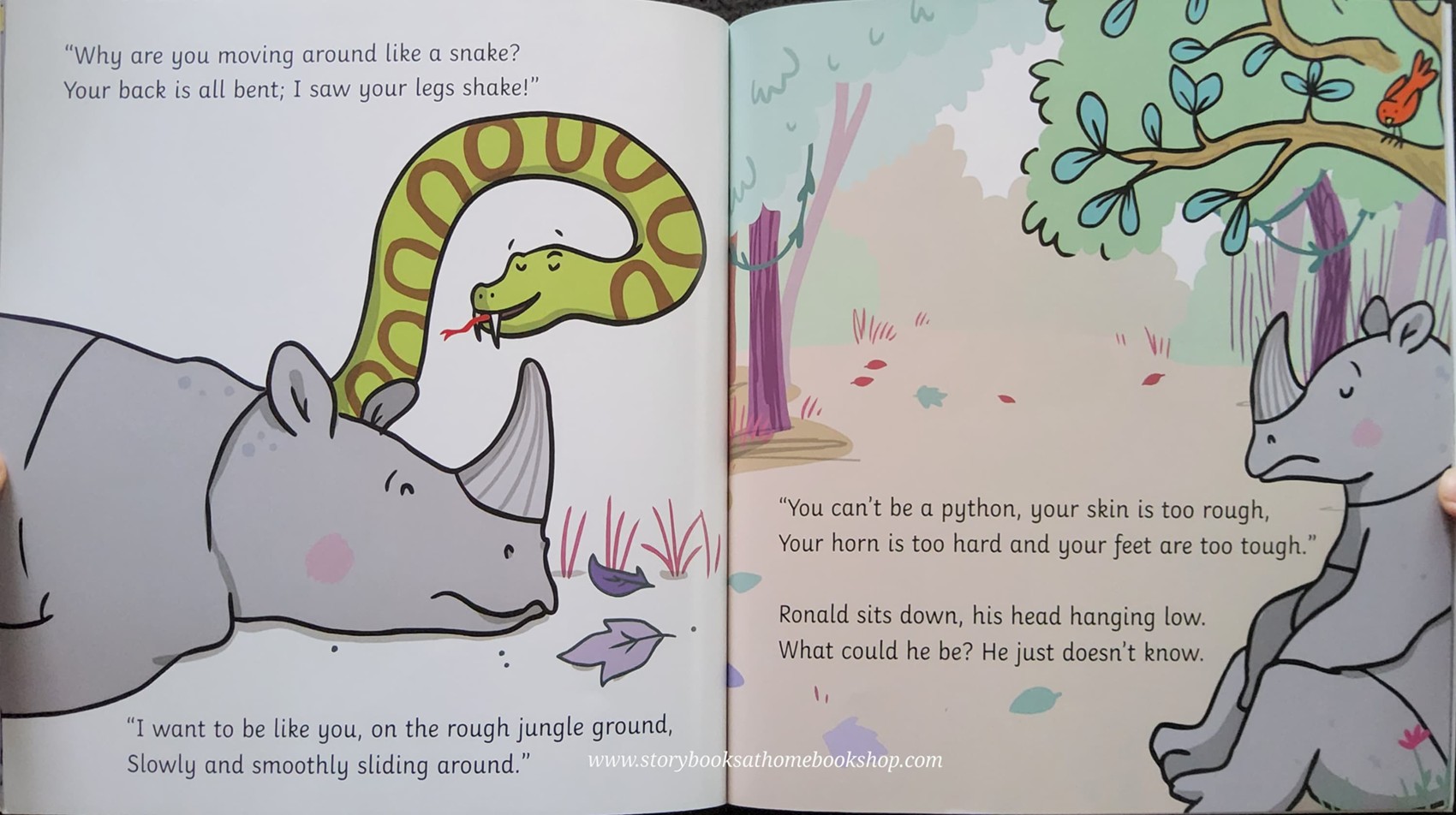 หนังสือนิทานปกอ่อน** 🍓🍓 A TWINKL ORIGINAL RONALD THE RHINO