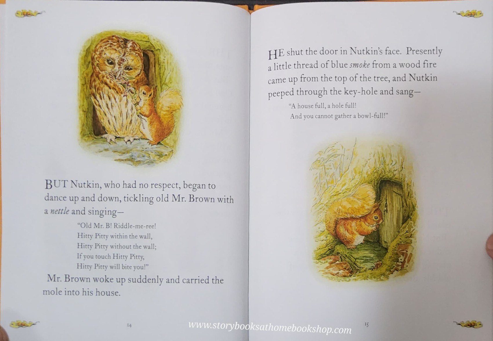 หนังสือนิทานปกแข็ง** 🍅🍅THE TALE OF SQUIRREL NUTKIN BY BEATRIX POTTER