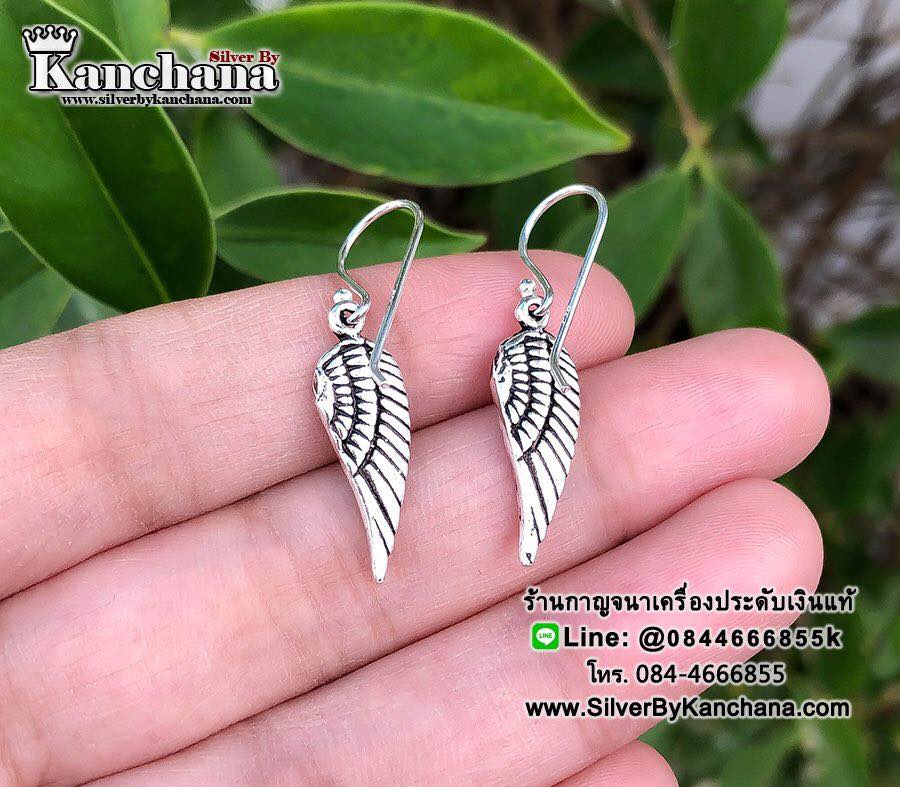 ต่างหูเงินแท้ แบบคล้อง งานลงยา กว้าง 7 มิล สูง 2 ซม. สวยๆ สนใจสอบถามได้จ้า