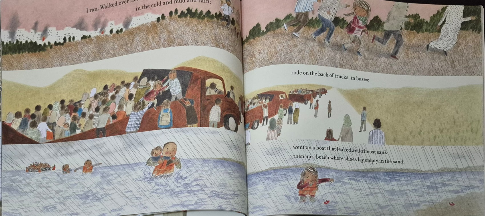 หนังสือนิทานปกอ่อน** 🍅🍅THE DAY WAR CAME BY NOCOLA DAVIES