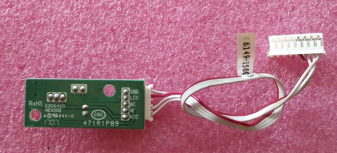 ตัวรับรีโมท /คีย์ทัช /คีย์คอนโทรลทีวี ฟิลลิปส์ PHILIPS ของแท้ถอดจากเครื่อง รุ่น24PHA4100S/64 พาร์ท4707-00061F-A3111D01