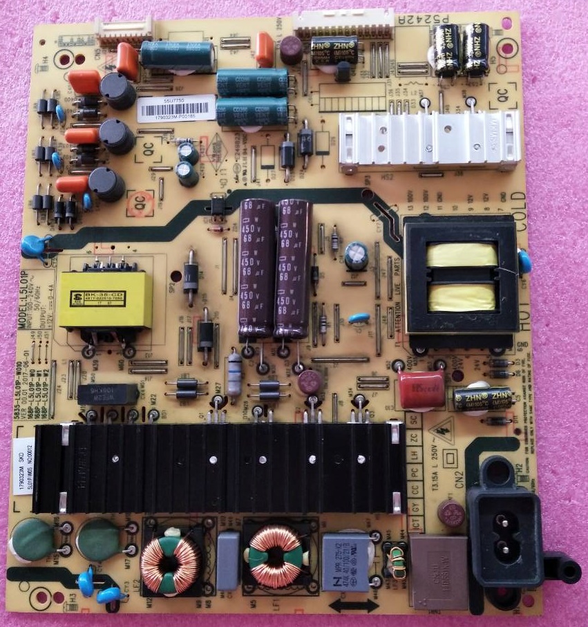 ซับพลายทีวี โตชิบา TOSHIBA ของแท้ถอดจากเครื่อง ใช้กับรุ่น55U7750VT พาร์ทติดบอร์ด L5L01P