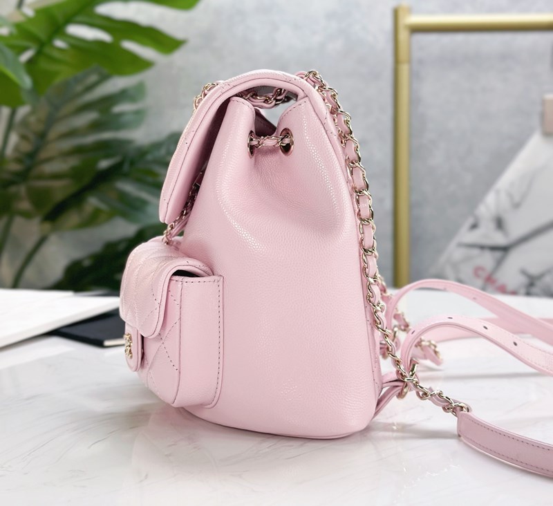 [Pre-order]Chanel Small Backpack In Grain Calfskin With Gold-Tone Metal Lilac งาน VIP คุณภาพที่ดีที่สุด