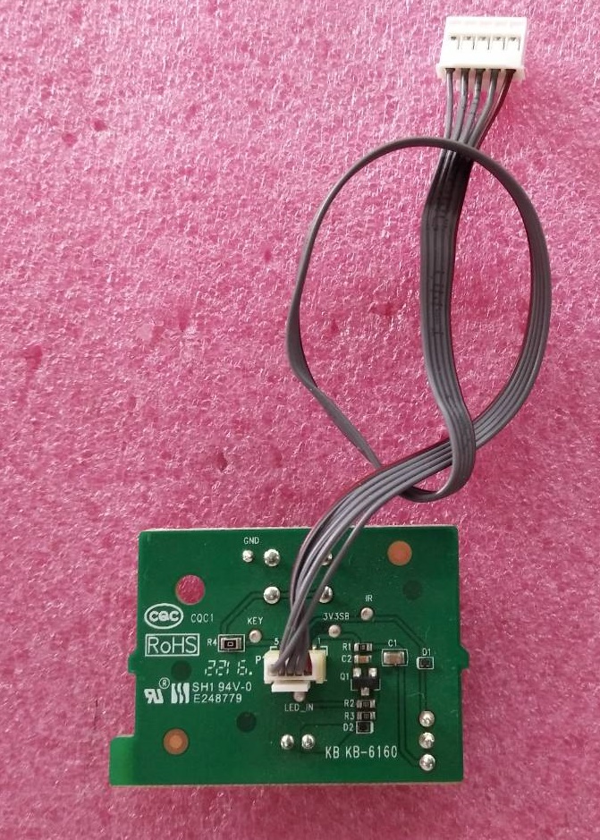 ตัวรับสัญญาณรีโมทย์ทีวี ทีซีแอล TCL ของแท้ถอดจากเครื่อง รุ่น 55P615 พาร์ท40-D6001A-IRG1LG