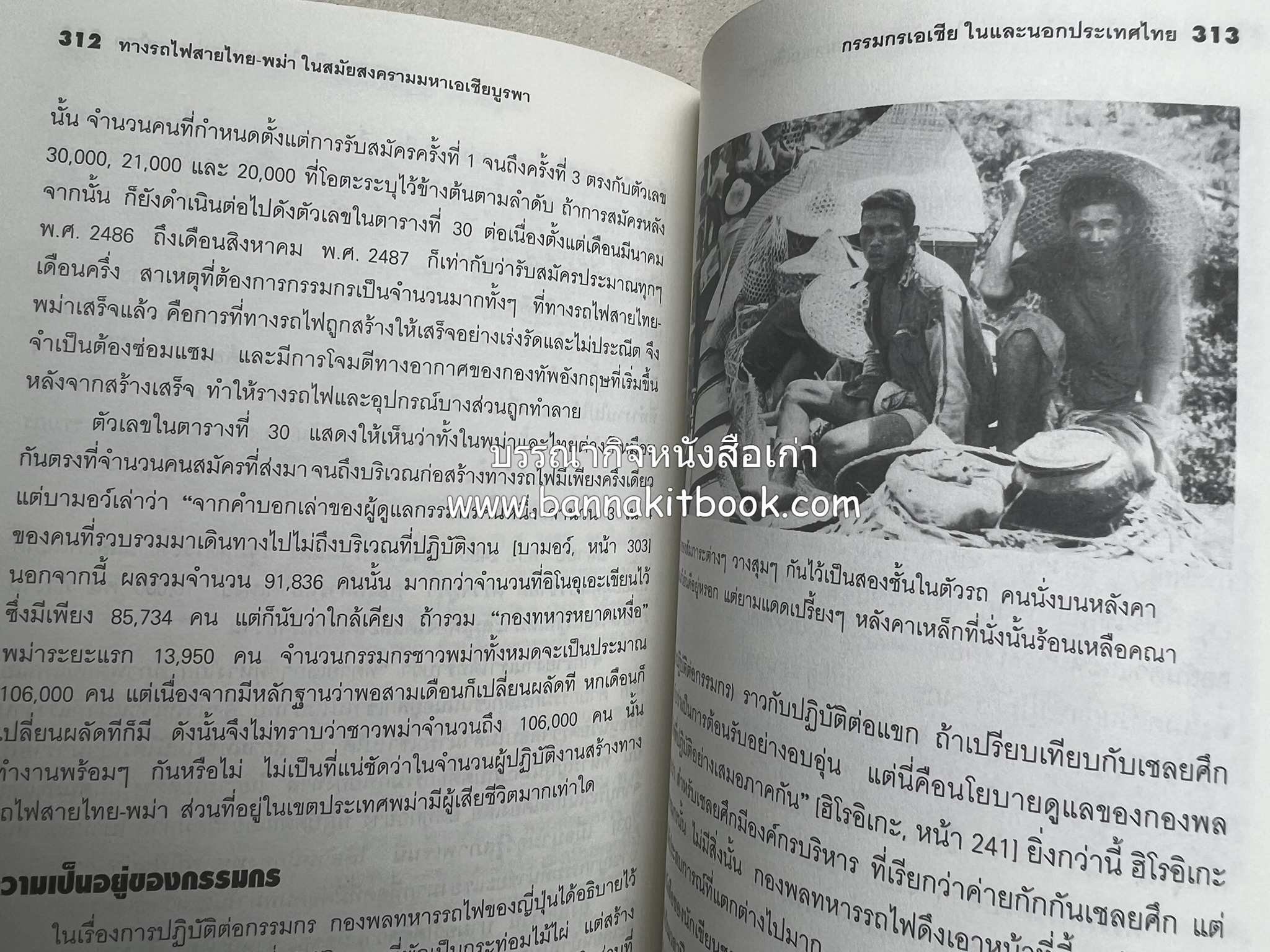 ทางรถไฟสายไทย-พม่า ในสมัยสงครามมหาเอเชียบูรพา โดย : ศาสตราจารย์โยชิกาวา โทชิฮารุ / บรรณาธิการ : สายชล สัตยานุรักษ์.
