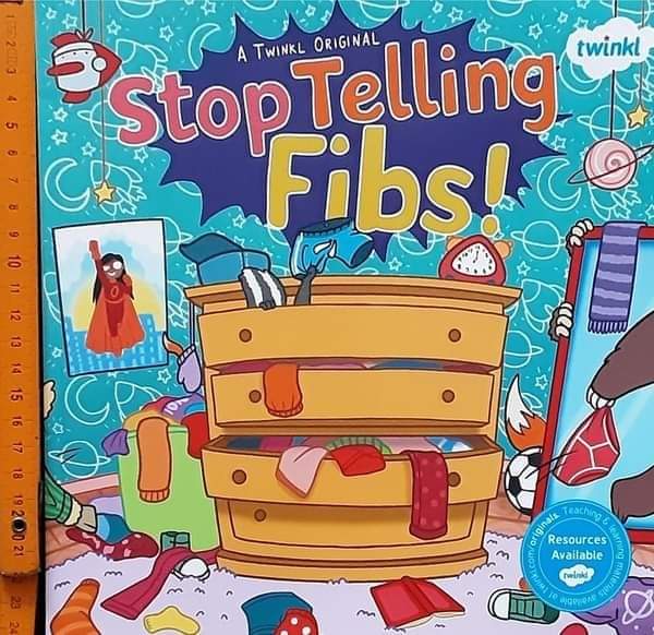 หนังสือนิทานเด็ก ภาษาอังกฤษ ปกอ่อน 🍓🍓 Stop Telling Fibs!/Used สภาพ 80-90%
