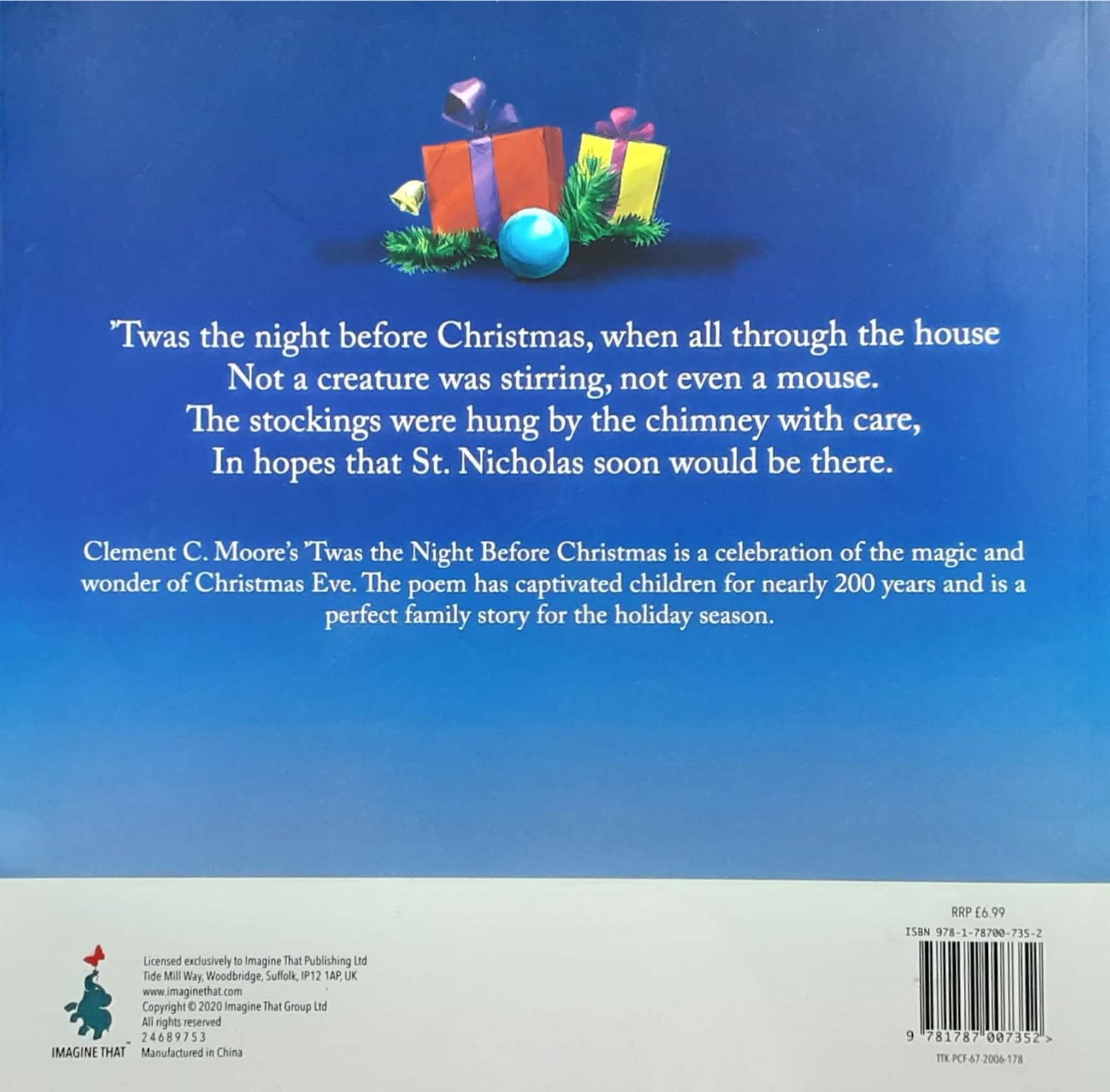 หนังสือนิทานปกอ่อน 🍅🍓The Night Before Christmas