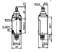TZ-1122, LIMIT SWITCH