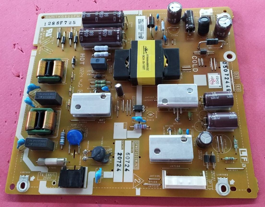 เพาเวอร์ซัพพลายทีวีชาร์ป/ภาคจ่ายไฟทีวีชาร์ป (Power Supply TV SHARP) อะไหล่แท้/มือสองพร้อมใช้งาน ใช้กับรุ่น LC-40SA5200X พาร์ท DUNTKG800FM01