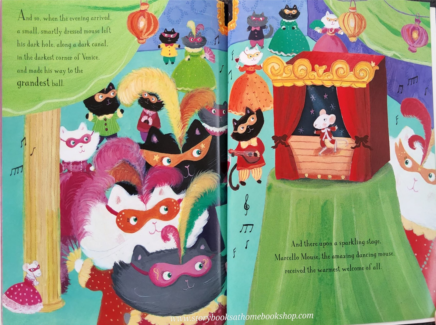 หนังสือนิทานปกอ่อน** 🍅🍓MARCELLO MOUSE AND THE MASKED BALL