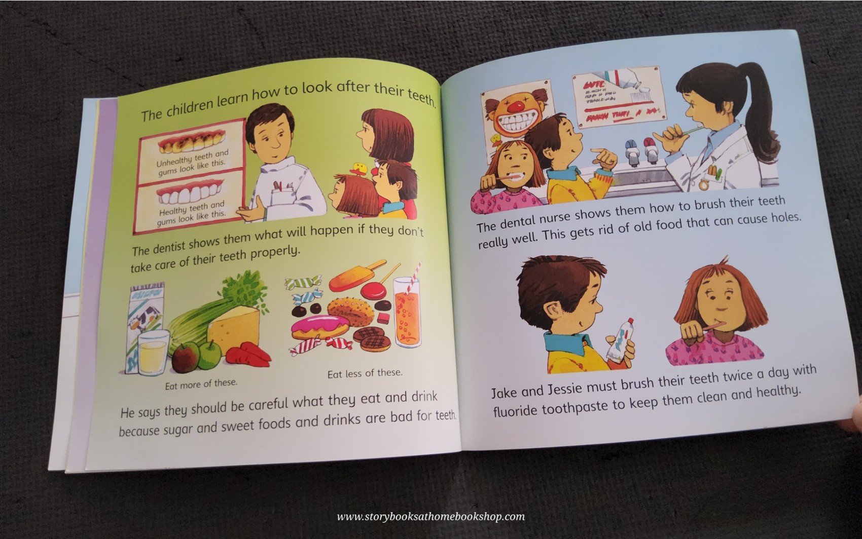 หนังสือนิทานปกอ่อน** 🍅🍅USBORNE FIRST EXPERIENCE: GOING TO THE DENTIST