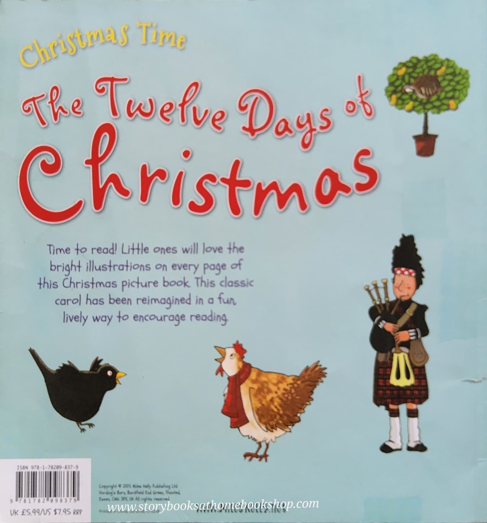 หนังสือนิทานปกอ่อน** 🍅🍓CHRISTMAS TIME:THE TWELVE DAYS OF CHRISTMAS