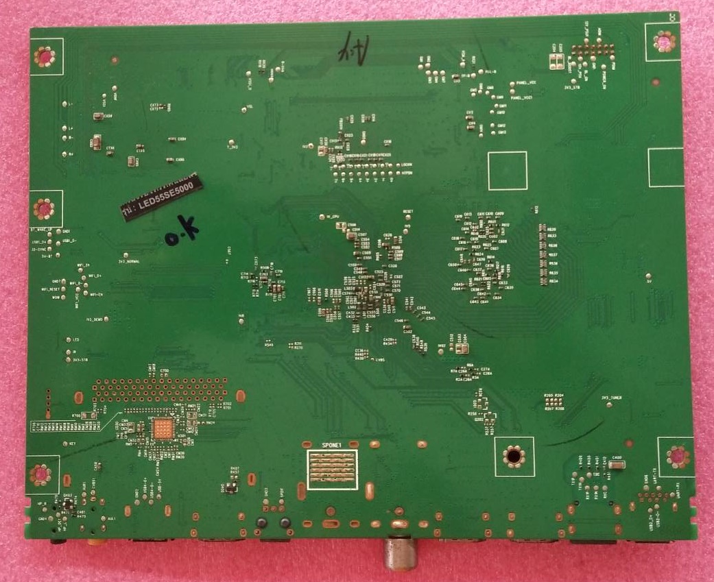 เมนบอร์ดทีวีทีซีแอล/อะไหล่ทีวีทีซีแอล (Mainboard TV TCL) อะไหล่แท้/มือสองพร้อมใช้งาน ใช้กับรุ่นLED55SE5000 :40MS86R1-MAA2HG เวอร์ชั่นทีบาร์ST5461D07-1