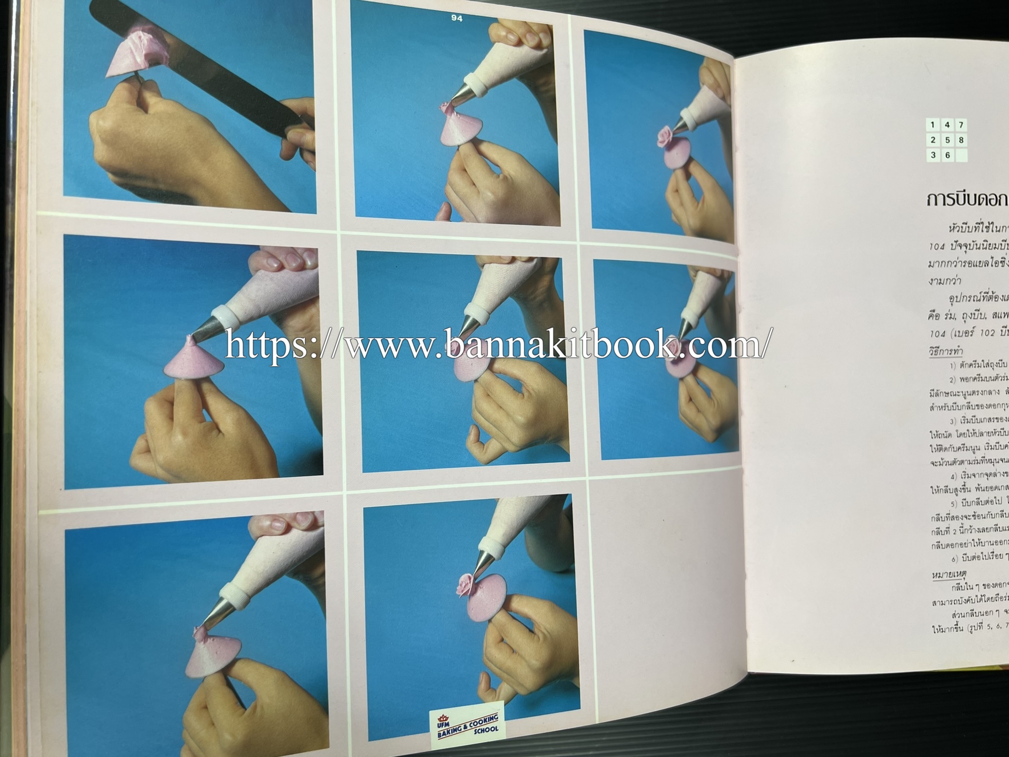 ตำราทำขนม จากแป้งสาลี (4 เล่ม) โรงเรียนสอนการผลิตอาหารและขนมอบ (UFM Baking & Cooking School (ตำราทำขนมอบ เค้ก เบเกอรี่ ของว่างในตำนาน).