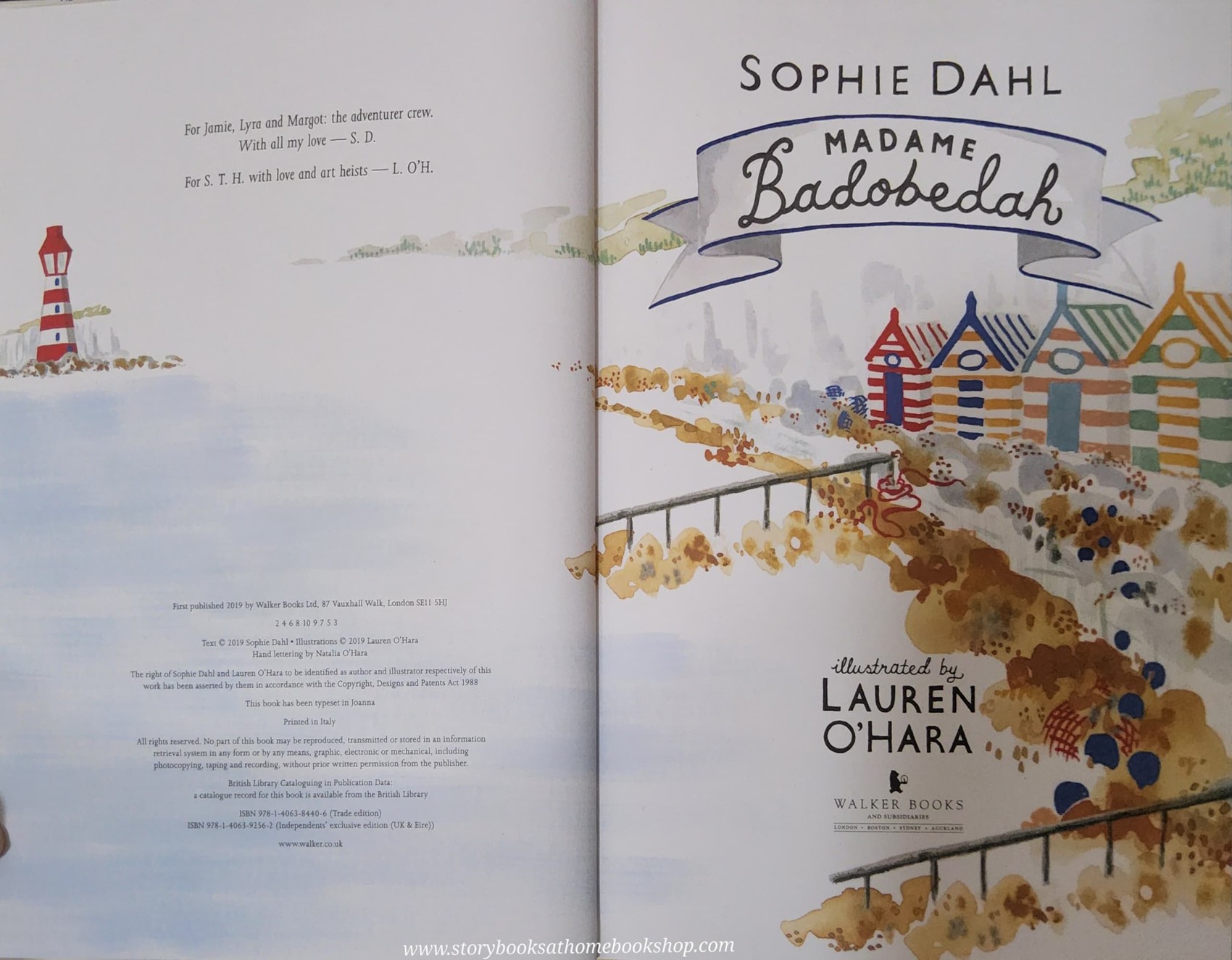หนังสือนิทานปกแข็ง** 🍅🍓MADAME BADOBEDAH BY SOPHIE DAHL