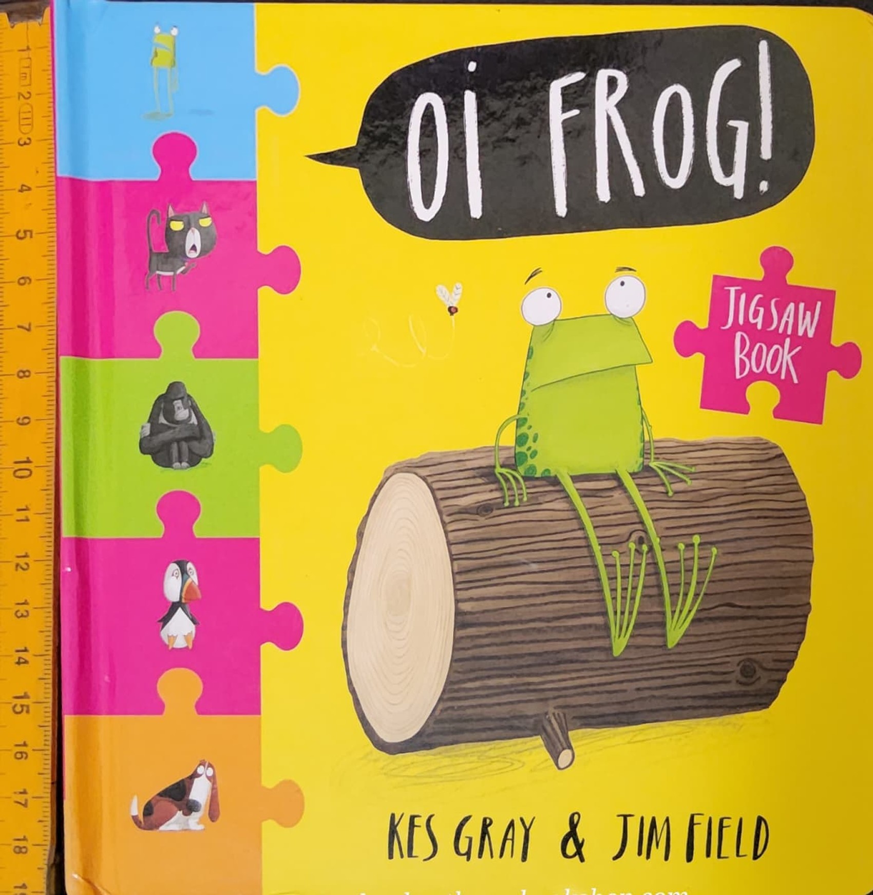 JIGSAW BOARD BOOK ** 🍅🍓 OI FROG! JIASAW BOOK BY KES GRAY&JUM FIELD