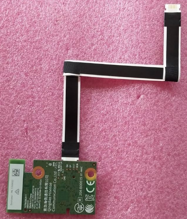 ตัวรับสัญญาณ+สายแพ Wifi HISENSE(ไฮเซน) มือสองพร้อมใช้งาน ใช้กับรุ่น 55A6100H พาร์ทTX7663BU51T