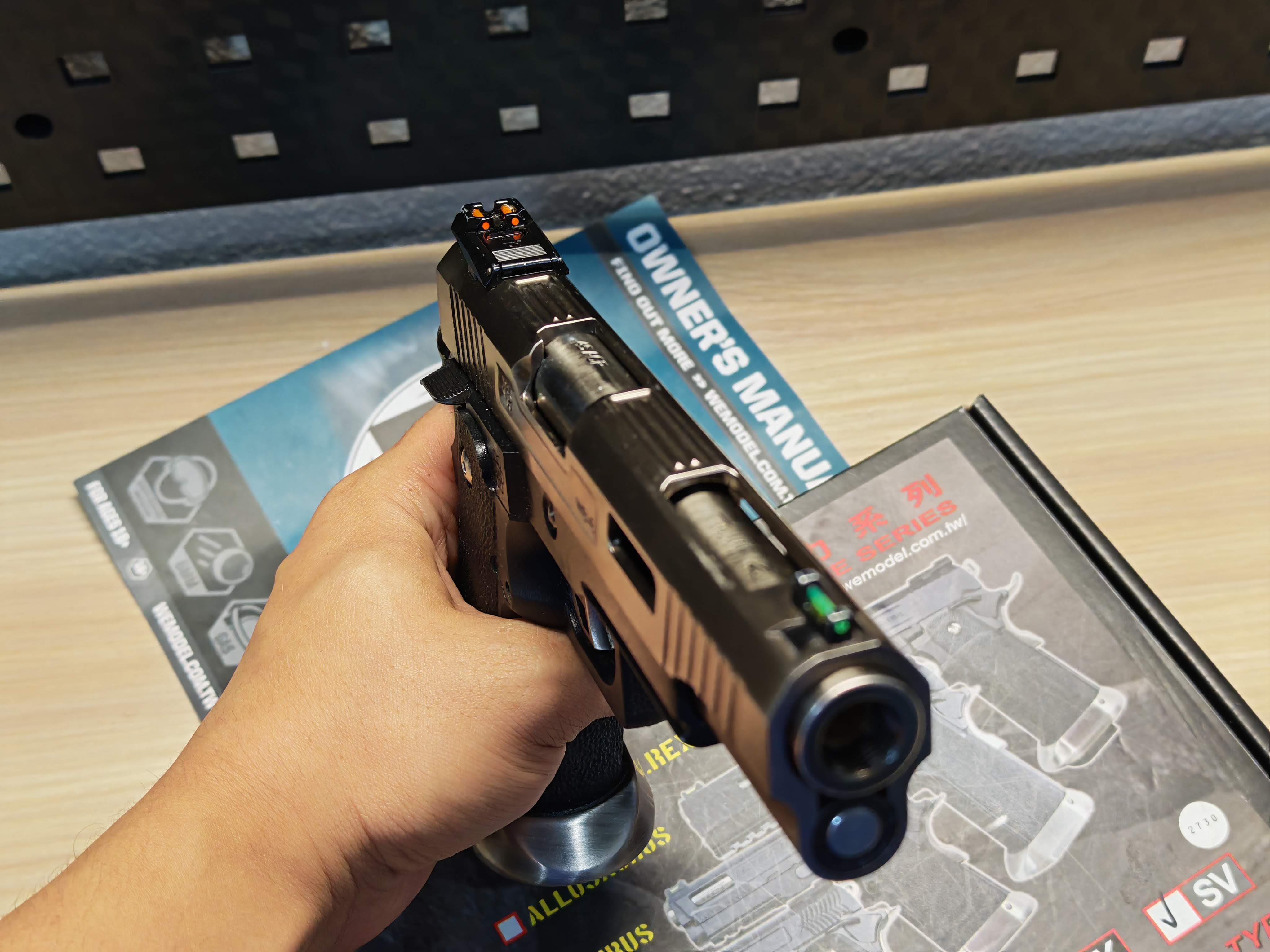 WE Hi-CAPA 5.1 T-REX GBB BB Gun บีบีกัน แบบแก๊ส ปืนอัดลม Airsoft Gun มือสอง