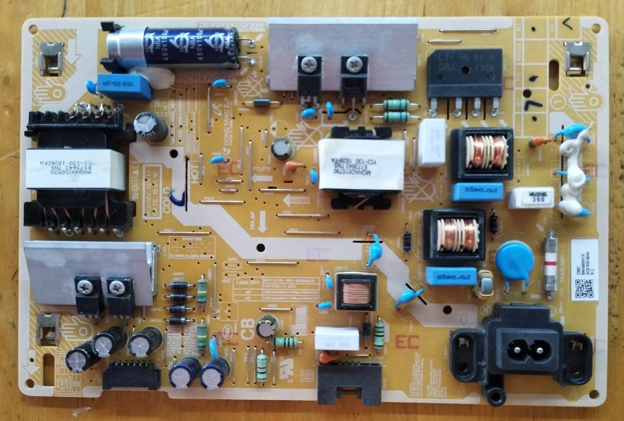 POWER SUPPLY SAMSUNG (ซับพลาย ซัมซุง) อะไหล่แท้/ของถอด รุ่น UA43NU7100K พาร์ท