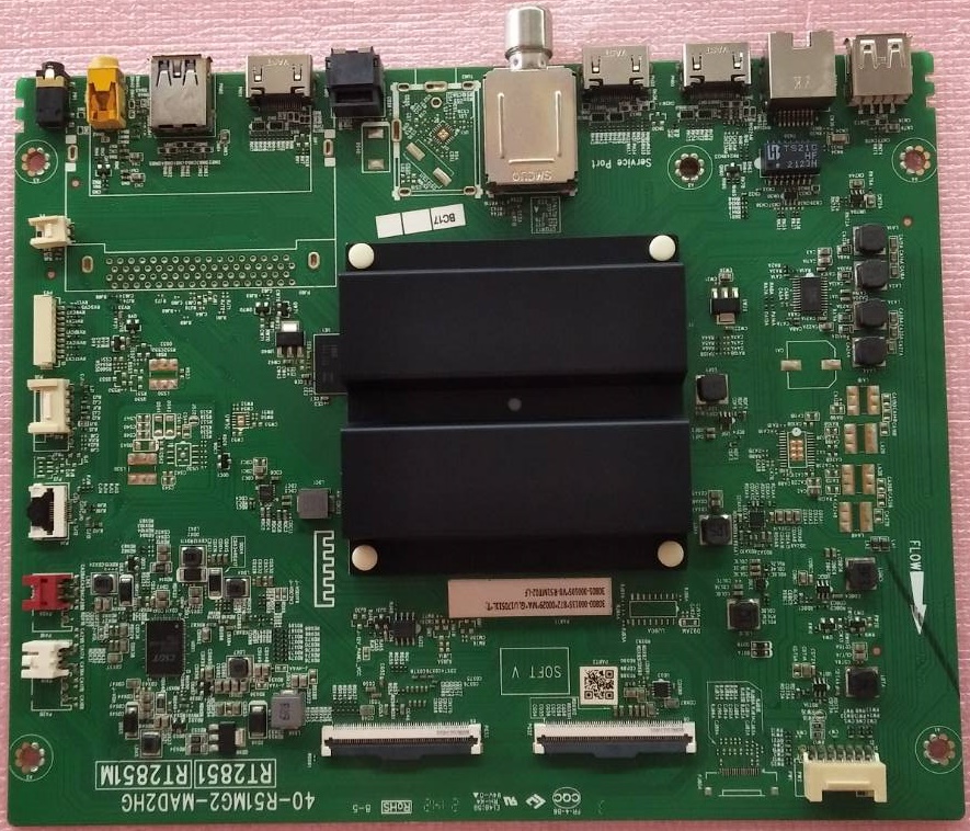 เมนบอร์ดทีวี ทีซีแอล TCL ของแท้มือสองถอดจากเครื่อง รุ่น65P725 พาร์ท40-R51MG2-MAD2HG