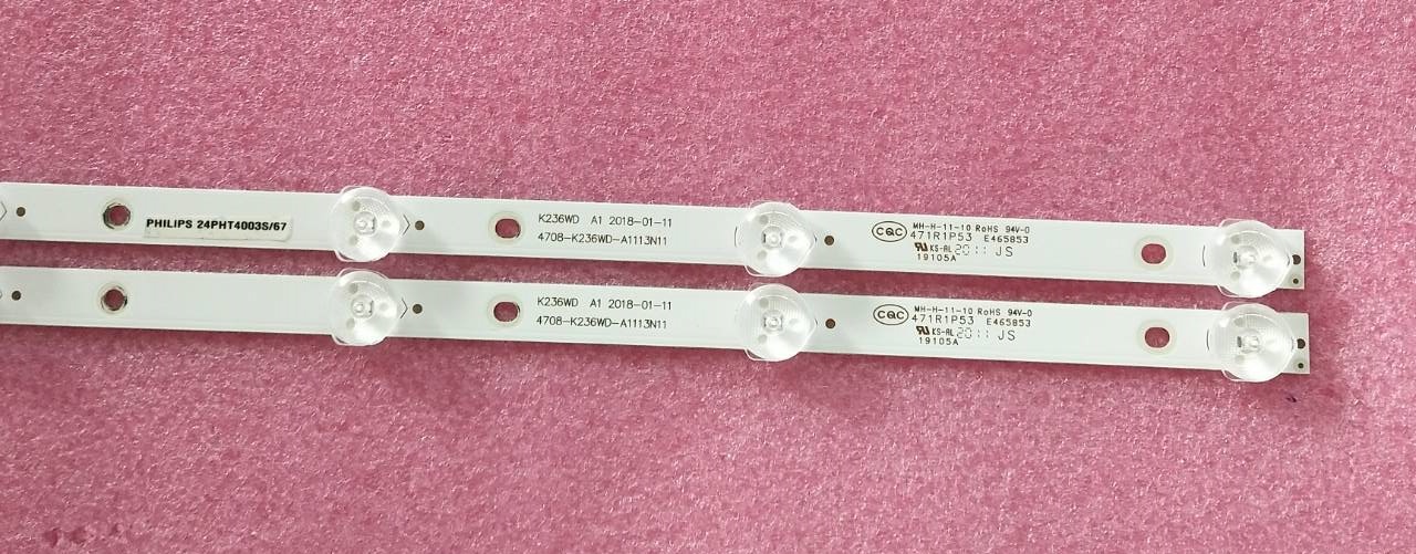 หลอดแบคไลน์ทีวี ฟิลลิป PHILIPS ของแท้ถอดจากเครื่อง รุ่น24PHT4003S/67