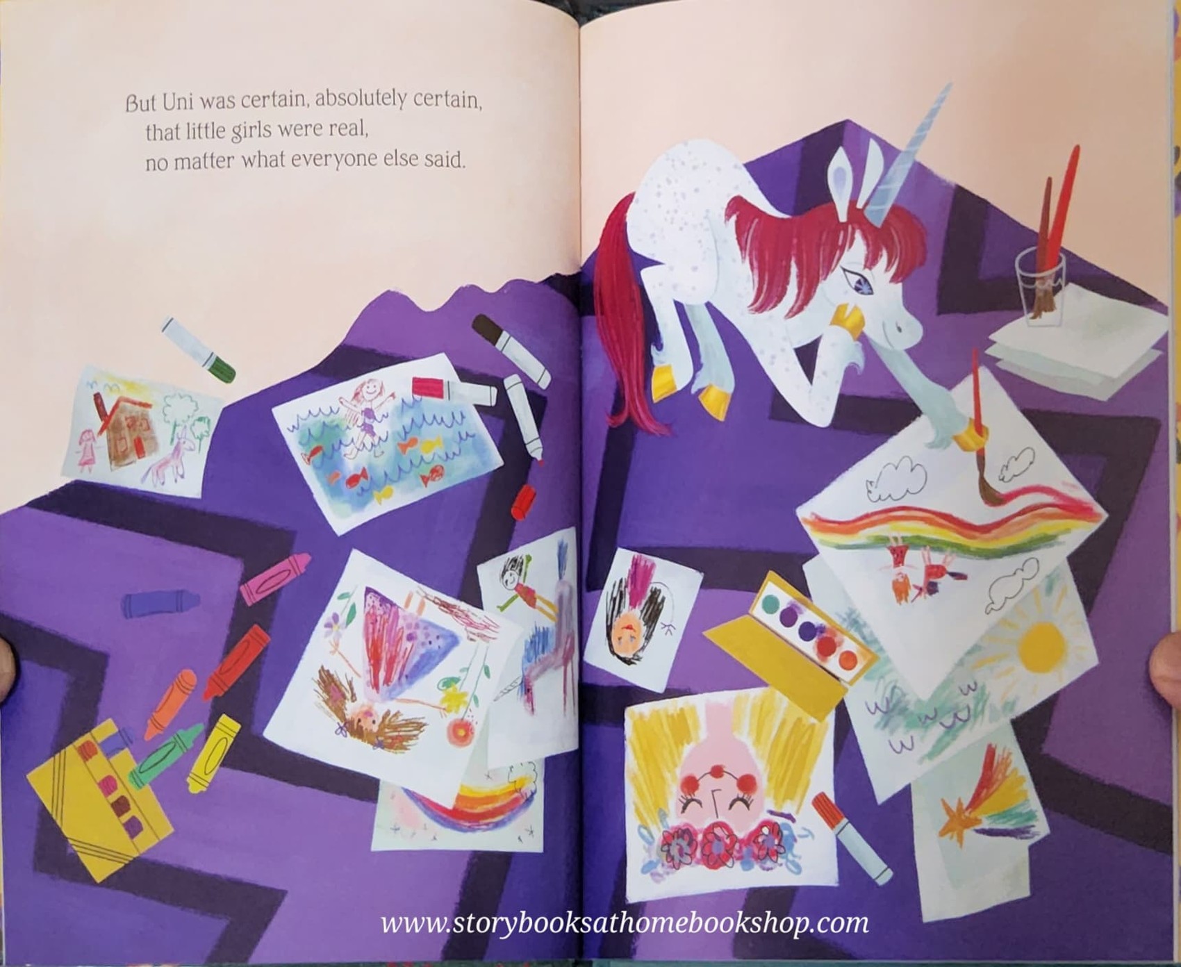 หนังสือนิทานปกแข็ง** 🍅🍓UNI THE UNICORN A STORY ABOUT BELIEVING