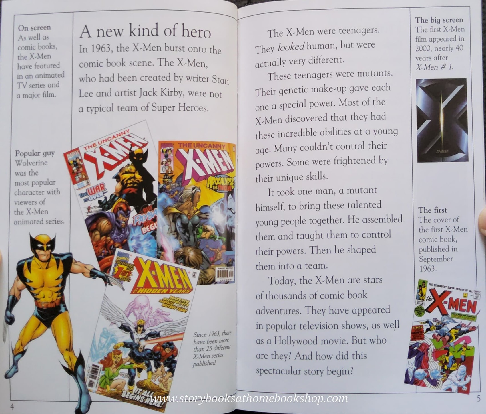 หนังสือนิทานปกอ่อน** 🍅🍓DK Readers :THE STORY OF THE Marvel X-MEN HOW IT ALL BEGAN