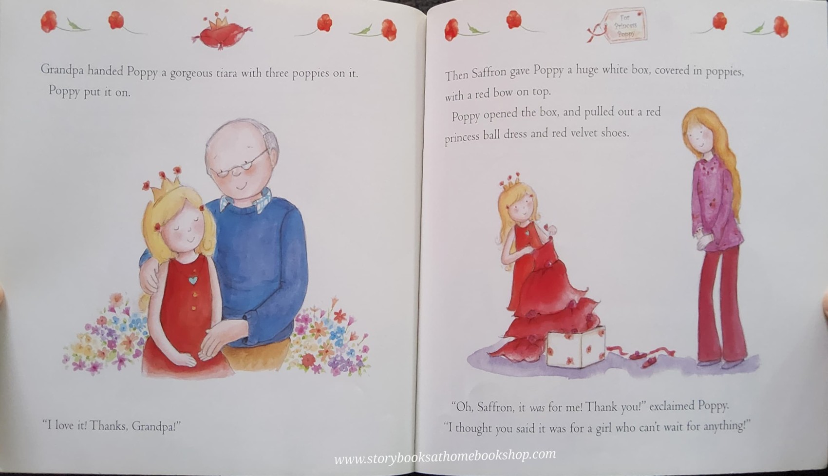 หนังสือนิทานปกอ่อน** 🍅🍓PRINCESS POPPY THE BIRTHDAY