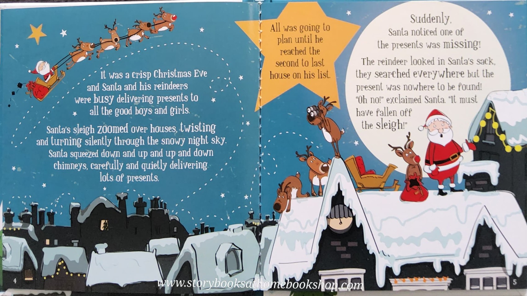 หนังสือนิทานปกแข็ง** 🍅🍅OLIVER SANTA NEEDS YOUR HELP!