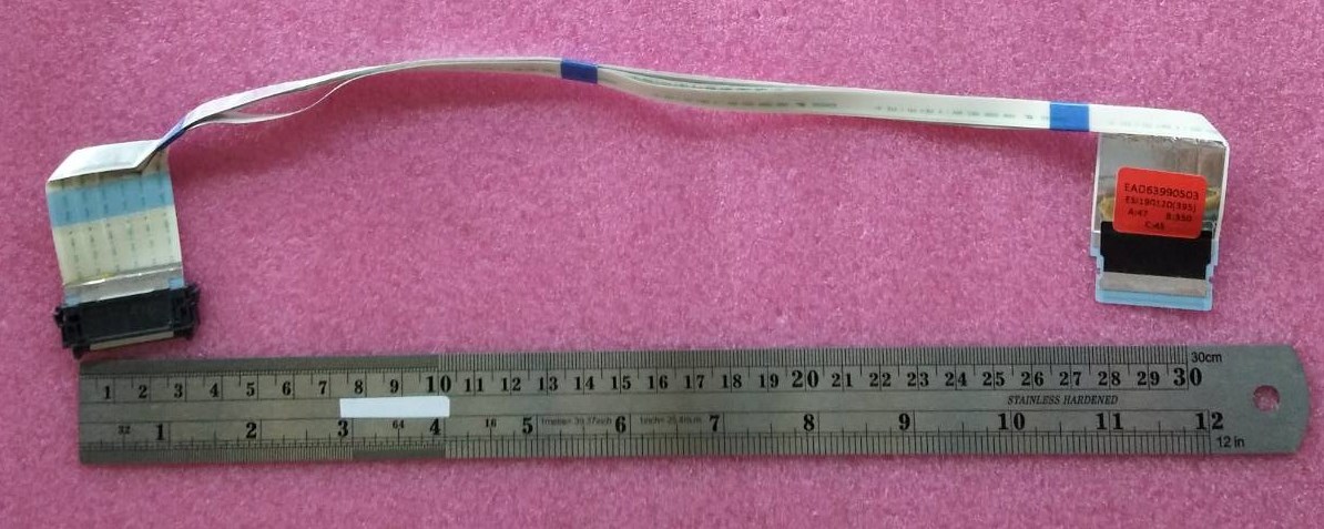 สายแพยาวแอลจี LG ของแท้ถอดจากเครื่อง รุ่น43LK5700 พาร์ม EAD63990503 และรุ่นอื่นที่พาร์มเหมือนกัน