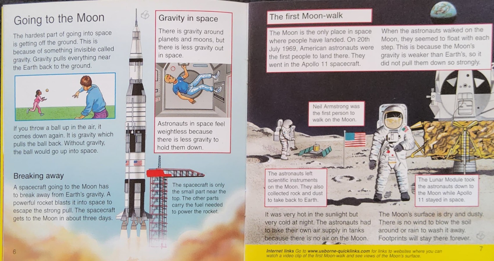 KNOWLEDGE BOOK** ♥️♥️USBORNE POCKET SCIENCE WHAT'S OUT IN SPACE?