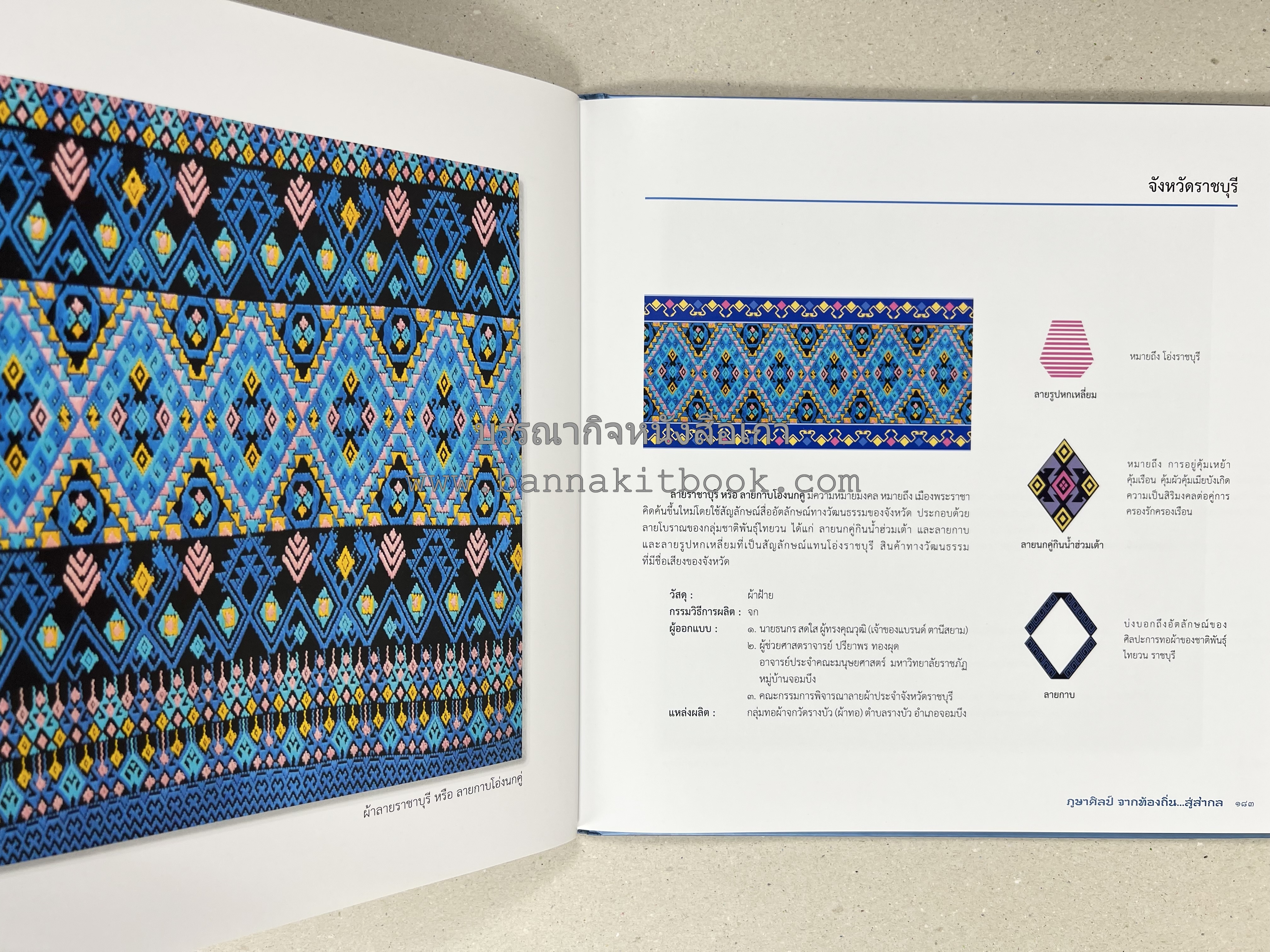 ภูษาศิลป์ จากท้องถิ่น.. สู่สากล (ผ้าโบราณ / ผ้าไทยลายอัตลักษณ์ 76 จังหวัด) โดย : กระทรวงวัฒนธรรม.