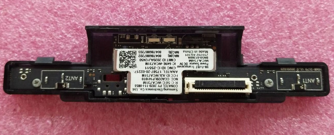 ตัวรับสัญญาณ Wifi ทีวีซัมซุง (SAMSUNG Wi-Fi Module) อะไหล่แท้/ของถอดพาร์ท BN59-01360A รุ่น UA43AU8100 UA55AU7100 QA55Q65AB และรุ่นอื่นที่พาร์ทเหมือนกัน