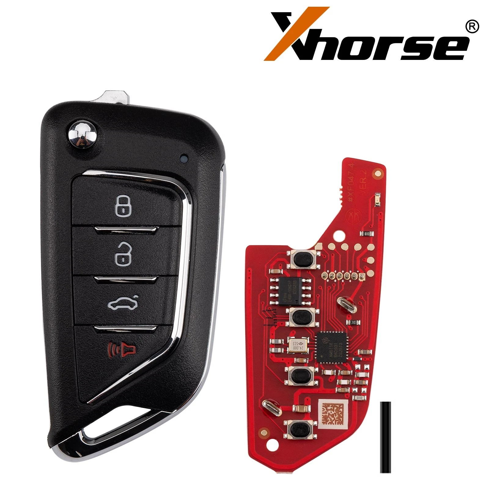 Xhorse VVDI รีโมต Cadillac Style 4 ปุ่ม XKCD06EN