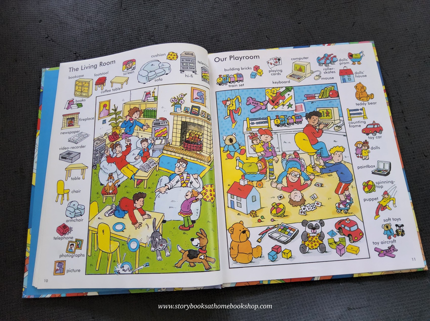 หนังสือนิทานปกแข็ง** 🍅🍓MY FIRST BOOK OF WORDS AND PICTURES