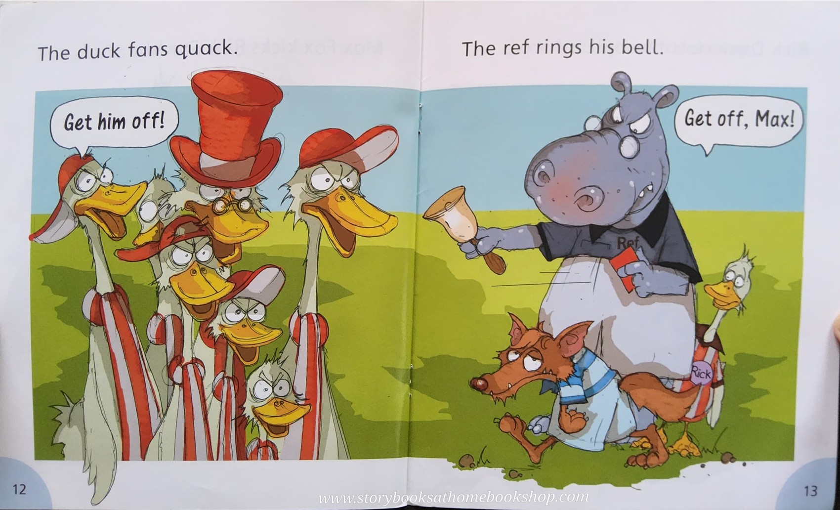 หนังสือนิทานปกอ่อน** 🍅🍓OXFORD READDING TREE SONGBIRDS PHONICS: THE BIG MATCH BY JULIA DONALDSON