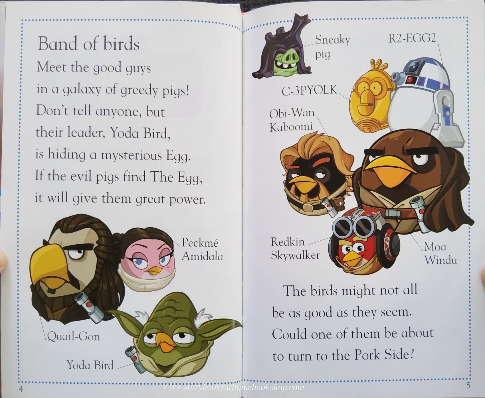 หนังสือนิทานปกแข็ง** 🍅🍓ANGRY BIRDS STAR WARS PATH TO THE PORK SIDE