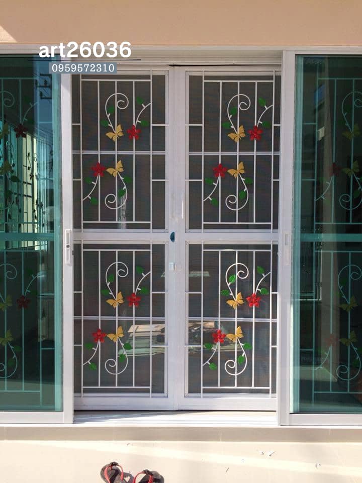 เหล็กดัดสีอบ #20